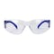 Bison Life Safety Glasses, Anti-Scratch, Clear Lens Blue Temple Lens, Frameless BLSH-ESCR-CLLCT-SG7BL-12 - alternate 11